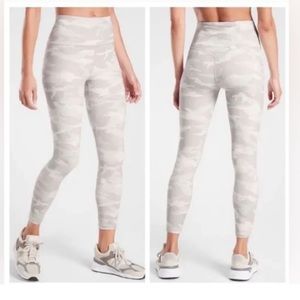 Athleta High Rise Elation Camo 7/8 Tights NWOT